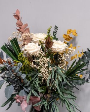 Delin Bukett - Torkade och Konserverade Blommor för En Tidlös Dekoration - Bild 5