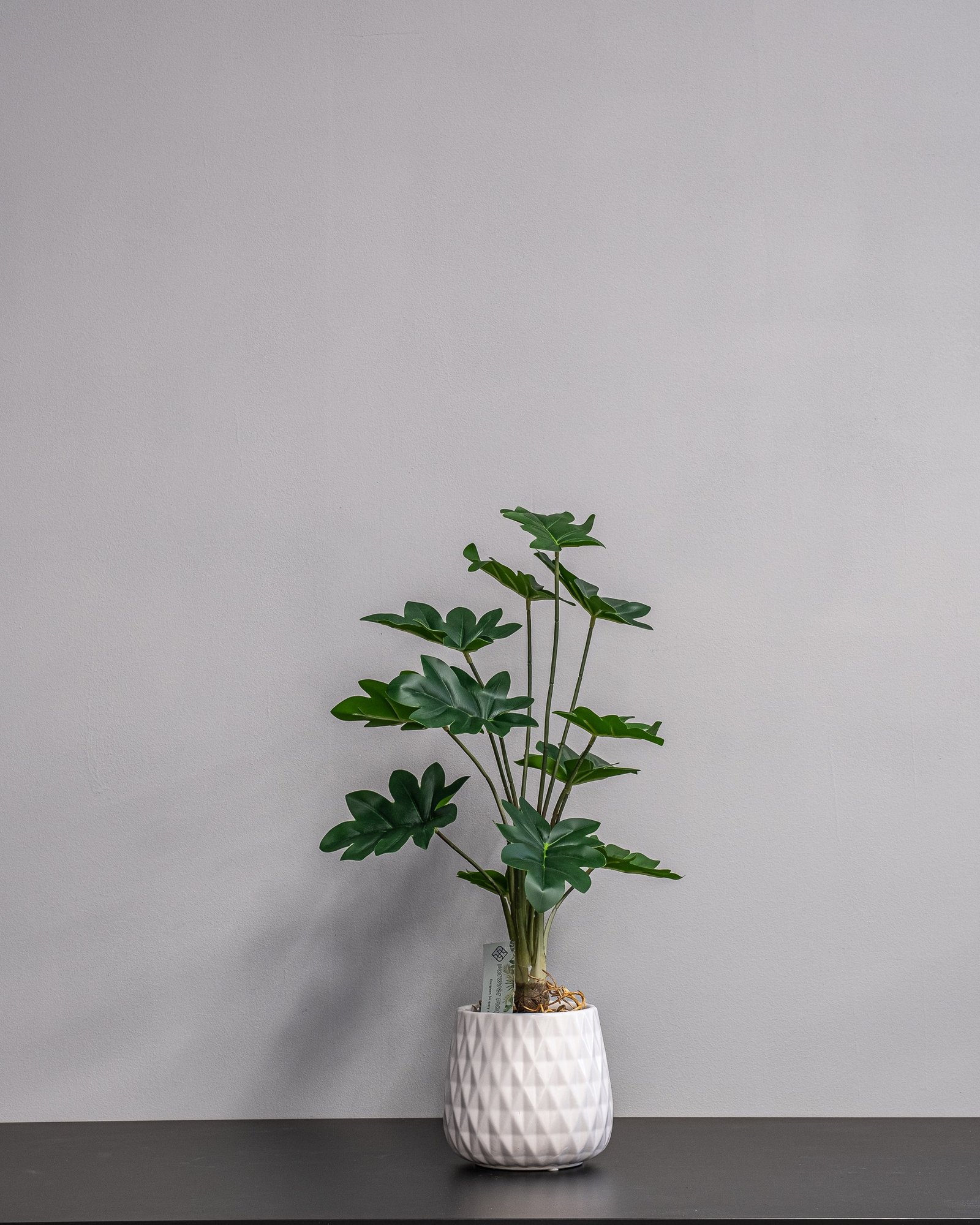 Konstgjord Philodendron krukväxt – med Keramikkruka - 60 cm Höjd 1 Konstgjord Philodendron krukväxt