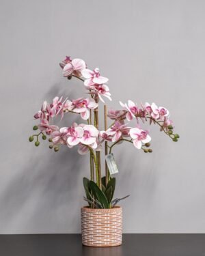 Alternative view of Konstgjord Orkidé 40 * 60 cm – Rosa Blommor